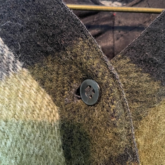 Woolrich Royal Forn Tartan Cape or Wrap coat / vintage - Picture 3 of 5